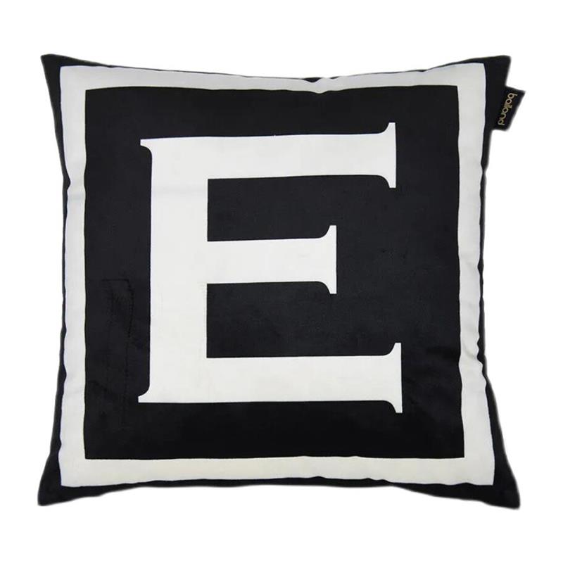 Nordic Black and White Letter Printed Pillow Sofa Cushion Automotive Waist Cushion Office Waist Support Afternoon Nap Pillow Pillow Simple