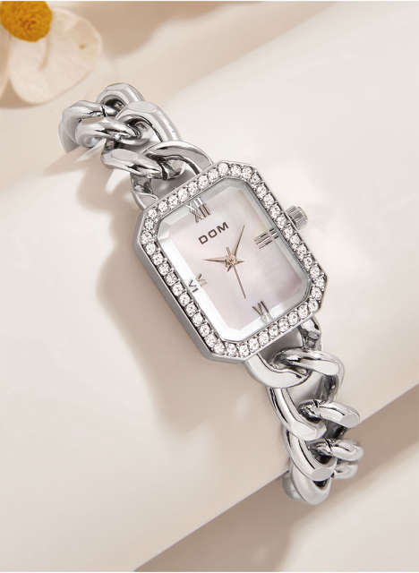 【女神节送礼首选】dom腕表 时尚浪漫天鹅湖女士手表g-1537d-2mf_爱购