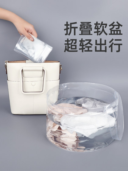 일회용 접이식 물 분지 휴대용 여행 세탁 가방 발수 버킷 여행용 물통 야외 세척 속옷 일회용 접이식 물 분지 휴대용 여행 세탁 가방 발수 버킷 여행용 물통 야외 세척 속옷