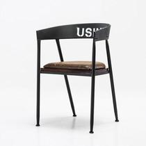 Retro bar table industrial style barbecue restaurant hot pot restaurant fast food restaurant music pub rectangular dining table and chairs set i