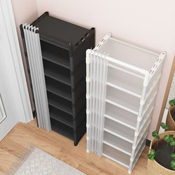 Shoe rack dormitory simple shoe locker door multi-layer household dust-proof shoe box indoor home large capacity shoe cabinet