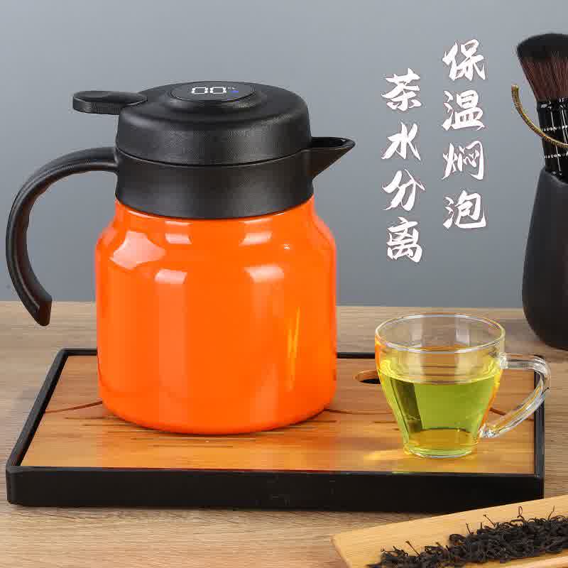 2022 new water cup teapot tea water separation intelligent sensible temperature smother teapot 316 insulated cup large capacity hot water kettle-Taobao