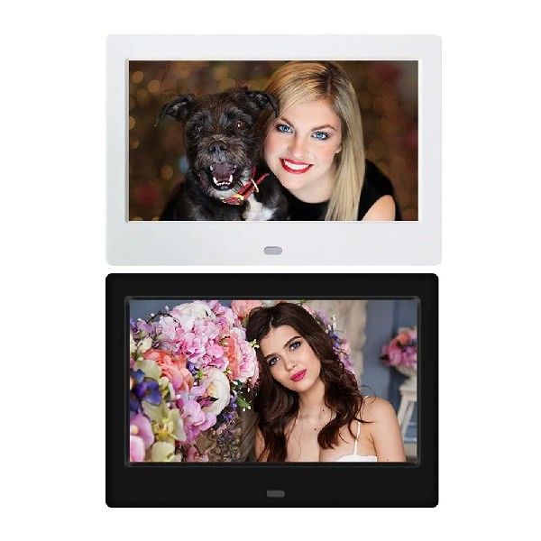 7 inch Digital Picture Photo Frame Full-View Screen Photo Al