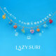 Lazysuri 재미있는 분위기 사랑 꽃 펜던트 디자인 감각 팔찌 발목 무료 DIY 목걸이 선물 Lazysuri 재미있는 분위기 사랑 꽃 펜던트 디자인 감각 팔찌 발목 무료 DIY 목걸이 선물
