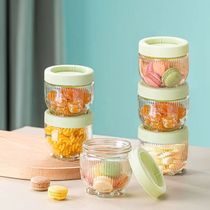 Xinjiang cat claw storage jar glass storage jar new convenient household sealed jar grain kitchen