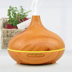 Onion wood grain aromatherapy machine, household bedroom air silent humidifier, ultrasonic essential oil aromatherapy furnace humidifier