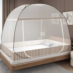 Mongolian mosquito nets anti -drop children's installation of home folding tent 1.5m bed 1.8m single student dormitory