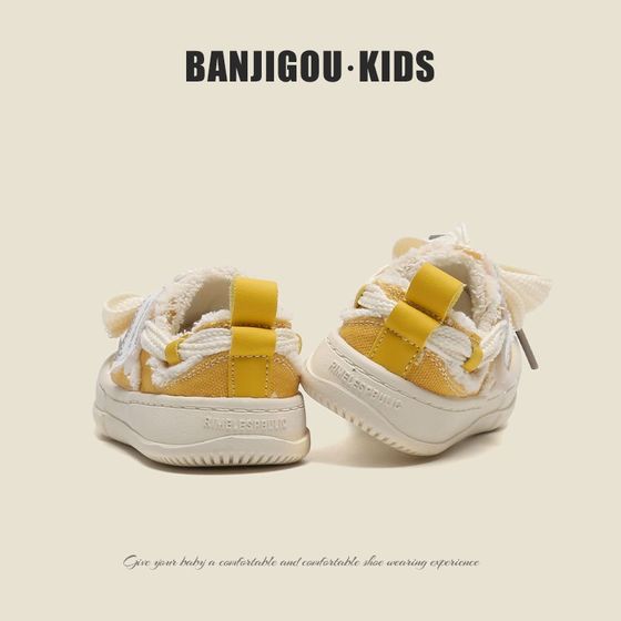2025 Spring e-Autumn New Baby Shoes 1-6 세 노인 남녀 캔버스 신발 소프트 밑창 안티 슬립 유아 및 유아 작은 화이트 2025 Spring e-Autumn New Baby Shoes 1-6 세 노인 남녀 캔버스 신발 소프트 밑창 안티 슬립 유아 및 유아 작은 화이트