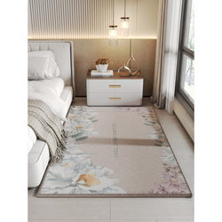 Modern living room bedroom bedside carpet autumn and winter plush long strip winter carpet thickened and machine washable without lint