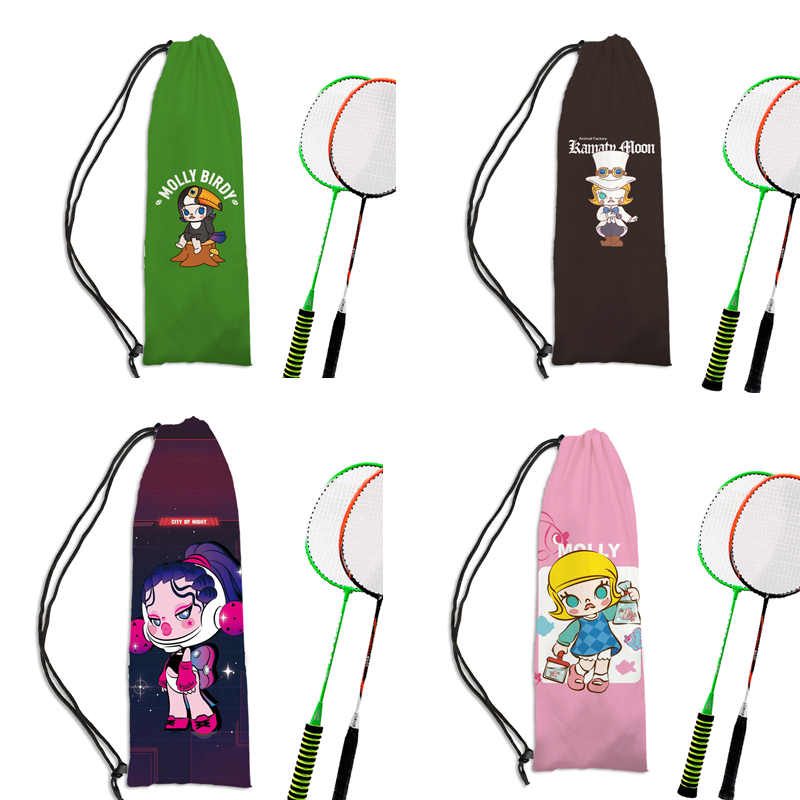 Badminton Bag Children Bubble Mater Cartoon Cartoon Cartoon Cartoon Adult Children Badminton Racket Bag Secondary Meta racket sleeve-Taobao