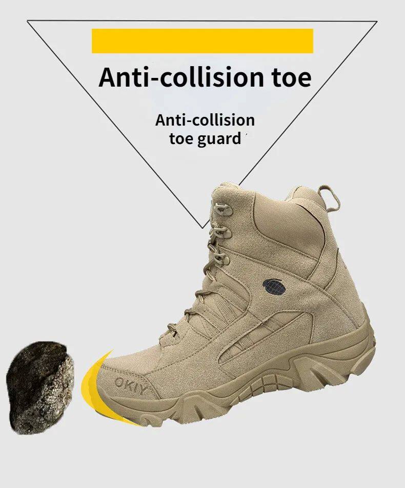Мужчины Milital Boots Мужчины на открытом воздухе корова замше 