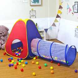 Children's tent indoor small house baby sleeping toy house boy girl princess game castle crawl tunnel