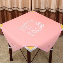 Mahjong tablecloth pad thickened silencer belt pocket anti-slip tablecloth mahjong blanket thickened mahjong mat hand-rubbed new style