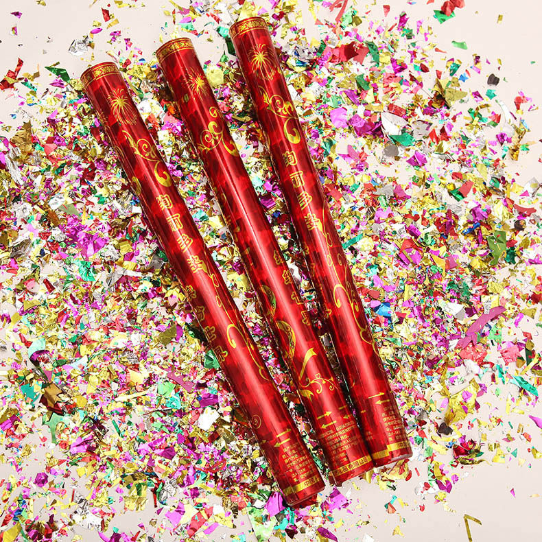 红妆阁 结婚礼炮彩带礼花筒桃心花瓣婚礼手持礼宾花婚庆用品礼花