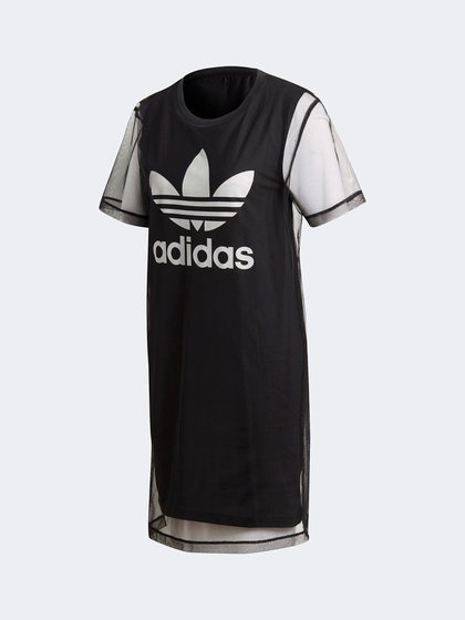 adidas/adidas 정통 티 드레스 클로버 여자 스포츠 드레스 FL0028 adidas/adidas 정통 티 드레스 클로버 여자 스포츠 드레스 FL0028