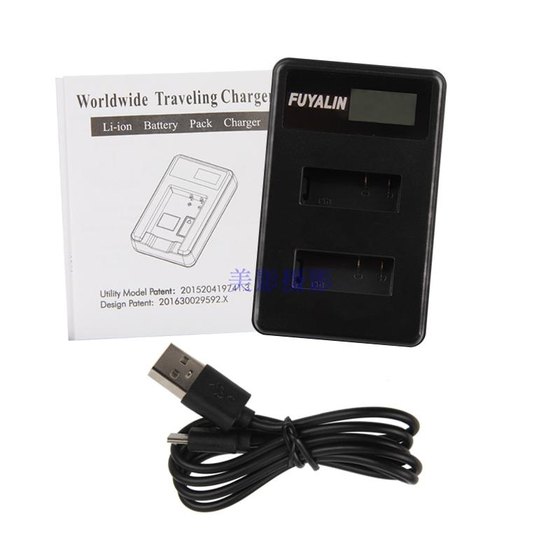 Fuyalin SJ4000 USB LCD Shangou SJ4000 4K 스포츠 카메라 용 2 인승 충전기 Fuyalin SJ4000 USB LCD Shangou SJ4000 4K 스포츠 카메라 용 2 인승 충전기
