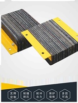 High-grade Rubber Angle Iron Angle Steel Angle Steel Anticollision Block Anticollision Strip Warehouse Logistics Unloading Platform Dock Wall Protection Mat