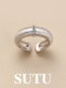 sutu sutu ring zircon satin brushed s925 스털링 실버 링 여자 틈새 틈새 지수 핑거 링 테일 링 링 sutu sutu ring zircon satin brushed s925 스털링 실버 링 여자 틈새 틈새 지수 핑거 링 테일 링 링
