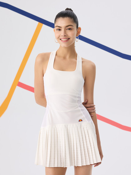 Ellesse Small Shell Tennis 스포츠 서스펜더 치마 여름 Quick-Dry Cross 아름다운 백 드레스 Ellesse Small Shell Tennis 스포츠 서스펜더 치마 여름 Quick-Dry Cross 아름다운 백 드레스
