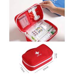 Travel outdoor first aid kit medicine storage bag portable medical bag medical bag travel emergency kit medicine box medicine box