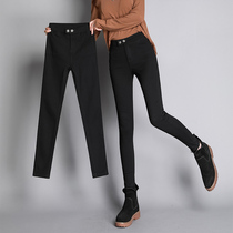 Magic Pants Spring and Autumn 2022 New high-waisted pencil pants black pants wore small black pants outside