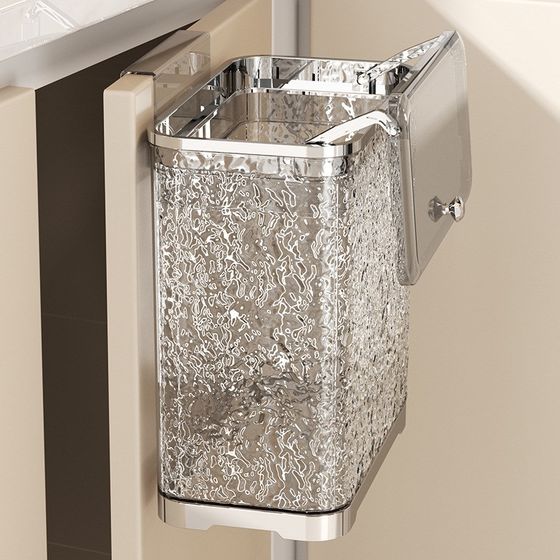 Kitchen trash can wall-mounted household light luxury bathroom with lid large capacity K waste basket cabinet door kitchen waste classification storage
Kitchen trash can wall-mounted household light luxury bathroom with lid large capacity K waste basket cabinet door kitchen waste classification storage