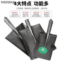 Agricultural flat head manganese steel shovel quenching iron shovel shovel digging tree digging shovel thickening household all steel tools