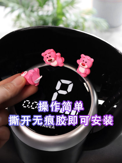 Yadi Emma 배터리 자동차에 적합한 작은 전기 자동차 장신구 귀여운 변환 3 차원 만화 베어 대시 보드 장식 스티커 Yadi Emma 배터리 자동차에 적합한 작은 전기 자동차 장신구 귀여운 변환 3 차원 만화 베어 대시 보드 장식 스티커