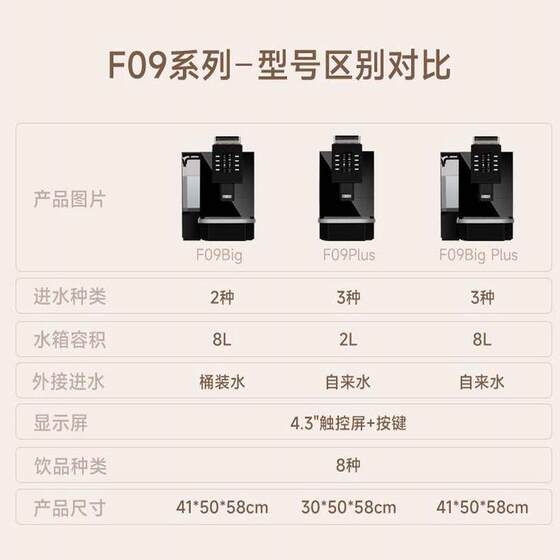 Dr.Coffee Dr. F09Bigplus Fully Automatic Coffee Machine 터치 스크린 원 클릭 신선한 연삭 상업 커피 머신 Dr.Coffee Dr. F09Bigplus Fully Automatic Coffee Machine 터치 스크린 원 클릭 신선한 연삭 상업 커피 머신
