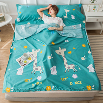 100%cotton travel sleeping bag Dirty cotton travel hotel artifact portable duvet cover Double bed single body