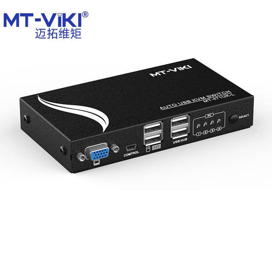 New Maito Weiju MT-VikikVM Switcher 4- 포트 VGA 자동 4 인 및 일회용 마우스 및 키보드 공유자 New Maito Weiju MT-VikikVM Switcher 4- 포트 VGA 자동 4 인 및 일회용 마우스 및 키보드 공유자