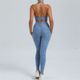New Yoga Suit Autumn K 겨울 포켓 대 허리 바지 피트니스 운동복 목 조절 브라 러닝 슈트 New Yoga Suit Autumn K 겨울 포켓 대 허리 바지 피트니스 운동복 목 조절 브라 러닝 슈트