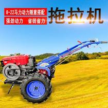 Gold medal walking tractor rotary cultivator household paddy field cultivator multi-functional ridging plow machine soil cultivator factory