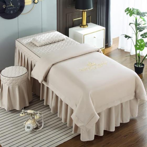 Massage light luxury beauty salon special high-end custom-made simple solid color support physiotherapy beauty bed cover four-piece bed cover
Massage light luxury beauty salon special high-end custom-made simple solid color support physiotherapy beauty bed cover four-piece bed cover