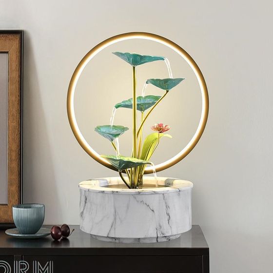 흐르는 물 분수 장신구 Feng Shui Wheel N Zhaocai 내부 창조적 인 홈 거실 순환 수 장식 주택 개막식 개막식 흐르는 물 분수 장신구 Feng Shui Wheel N Zhaocai 내부 창조적 인 홈 거실 순환 수 장식 주택 개막식 개막식