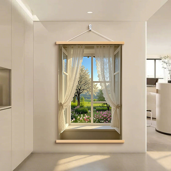 Modern window opening landscape painting living room big white wall decoration painting porch corridor hanging painting restaurant sofa background wall mural painting
Modern window opening landscape painting living room big white wall decoration painting porch corridor hanging painting restaurant sofa background wall mural painting