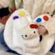 Hellokitty Earmuffs KT 고양이 모자 3 조각 스카프 장갑 겨울 자전거 타기 따뜻한 소녀 모피 학생 Hellokitty Earmuffs KT 고양이 모자 3 조각 스카프 장갑 겨울 자전거 타기 따뜻한 소녀 모피 학생