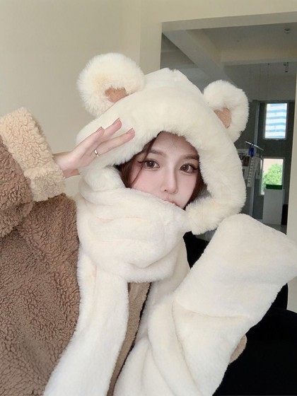 모자 겨울 스카프 통합 보편적 인 새로운 세련된 나이 감소 스카프 장갑 귀여운 성인 여성 사이클링 바람 방전 모자 겨울 스카프 통합 보편적 인 새로운 세련된 나이 감소 스카프 장갑 귀여운 성인 여성 사이클링 바람 방전