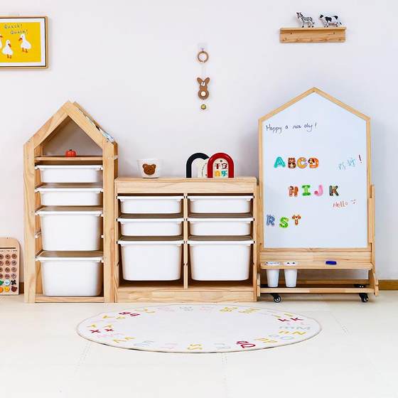 Children's room toy picture book storage rack solid wood magnetic painting board combination cabinet multi-layer classification and organization storage cabinet
Children's room toy picture book storage rack solid wood magnetic painting board combination cabinet multi-layer classification and organization storage cabinet