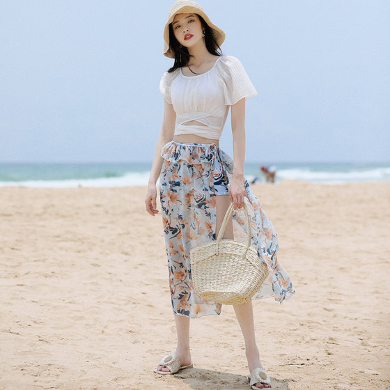 2023 여성을위한 새로운 커플 수영복 비키니 분할 꽃 c 컬러 긴 치마 작은 가슴 슬림 해변 휴가 온천 수영 2023 여성을위한 새로운 커플 수영복 비키니 분할 꽃 c 컬러 긴 치마 작은 가슴 슬림 해변 휴가 온천 수영