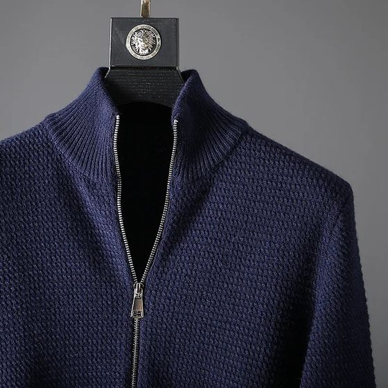 Japanese simple autumn and winter men's fashionable casual collar warm sweater jacket base T wool blend sweater open
Japanese simple autumn and winter men's fashionable casual collar warm sweater jacket base T wool blend sweater open