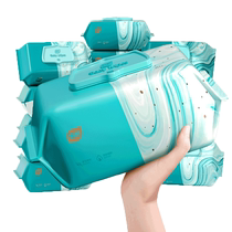 (Exclusive for good product experience) Plant-protecting baby wipes 80 pumps * 3 packs suitable for infants young children hands mouth and farts family use