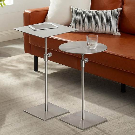 L7 stainless steel side table liftable round table high-leg design small coffee table coffee table mobile sofa side table metal corner
L7 stainless steel side table liftable round table high-leg design small coffee table coffee table mobile sofa side table metal corner