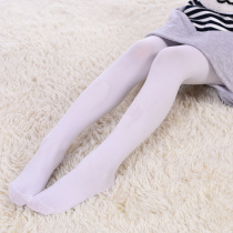 Spring and autumn girls dance socks Skin color childrens pantyhose White stockings June 1 practice exam leggings