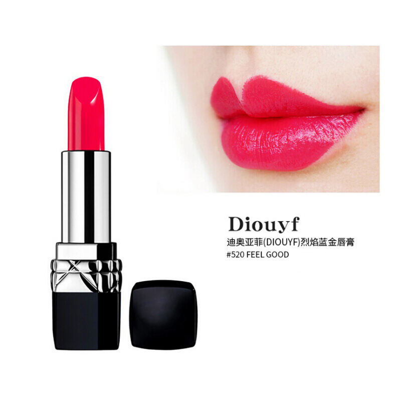 Authentic big-name Dior Yafei lipstick 999/888 lipstick matte non-stick cup lip gloss Valentine's Day gift box