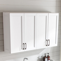 Space aluminum mirror cabinet Wall-mounted bathroom Bathroom mirror mirror box shelf Wall-mounted bathroom balcony storage cabinet