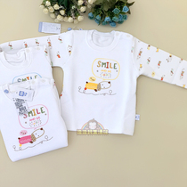 Moisturizing baby baby clip thin cotton single piece blouses spring autumn style comfortable and soft baby blouses bottom winter clothes