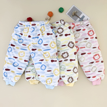 Special price Baby Belle Winter thickened male and female baby crystal suede pants baby young children clip cotton bunches long pants