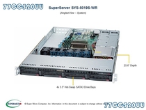 Supermicro SYS-5019S-WR 1U single-channel LGA1151 quasi-system 4 memory slots X11SSW-F