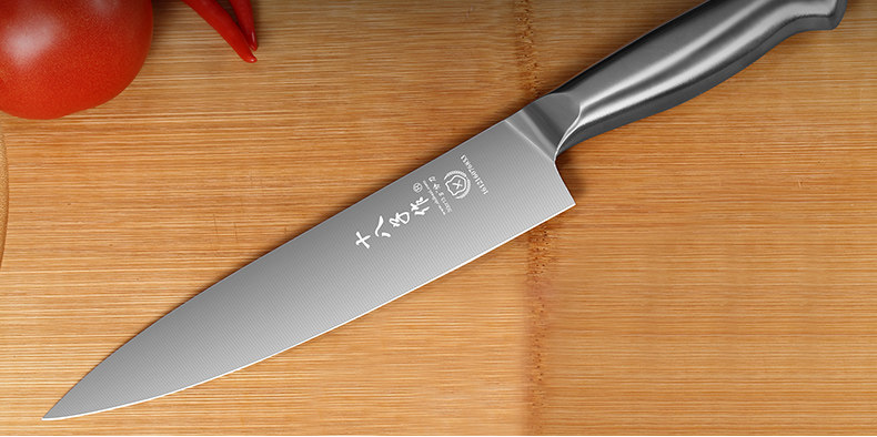 十八子作多用刀具厨房水果刀切水果盘吧台专用8寸分刀 hy11141-a